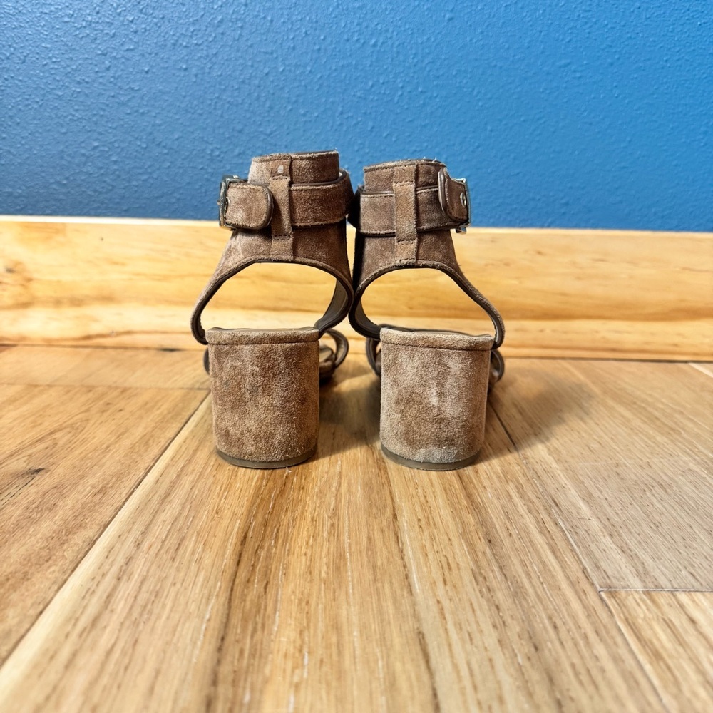 Arturo Chiang Tan Hannan Block Heeled Sandals size 8 - Picture 7 of 10
